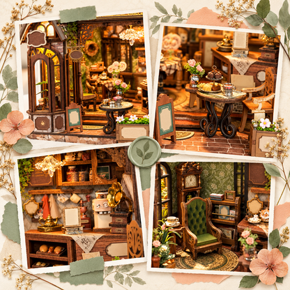 Floral Cafe – Cozy Botanical DIY Miniature Kit