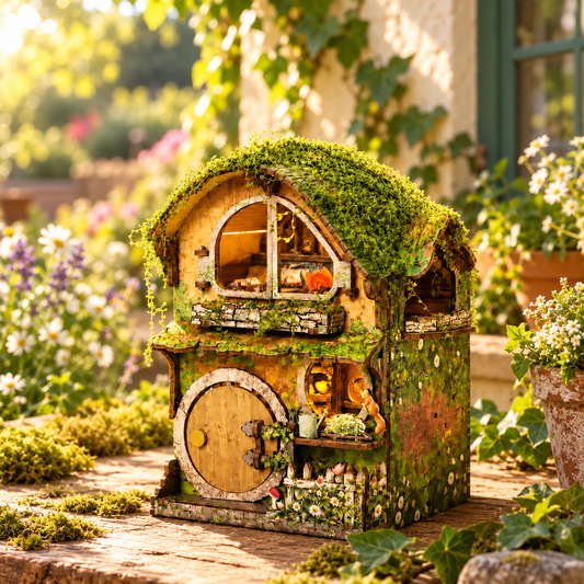 Green Vine Cottage – Cozy Woodland DIY Book Nook Kit