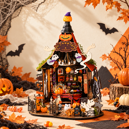 Haunted Candy Shop – Halloween DIY Miniature Kit