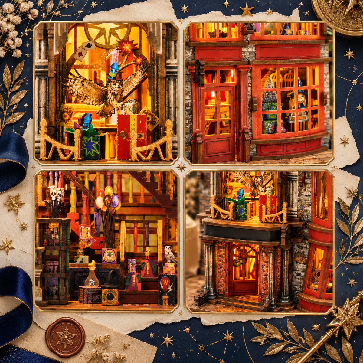 Magic Wonder House – Enchanted DIY Book Nook Kit