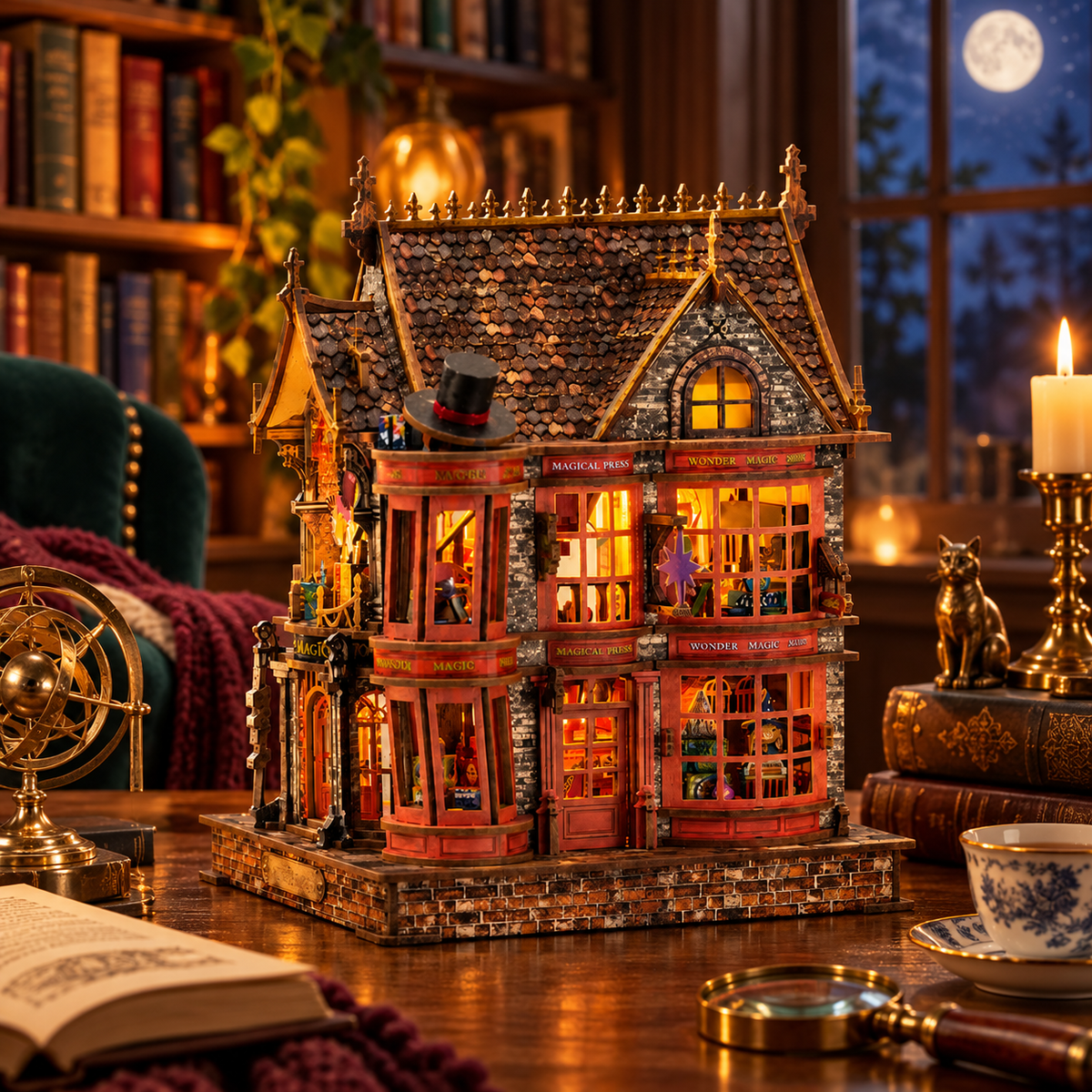 Magic Wonder House – Enchanted DIY Book Nook Kit
