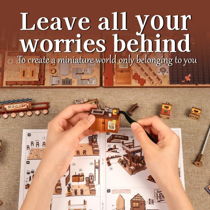 Japanese Chōshi no Shitamachi – DIY Miniature House Kit