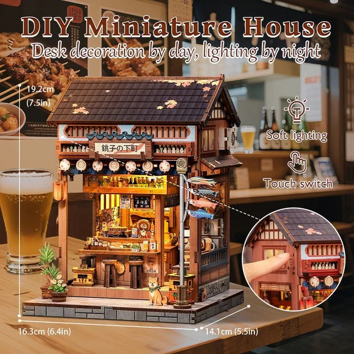 Japanese Chōshi no Shitamachi – DIY Miniature House Kit