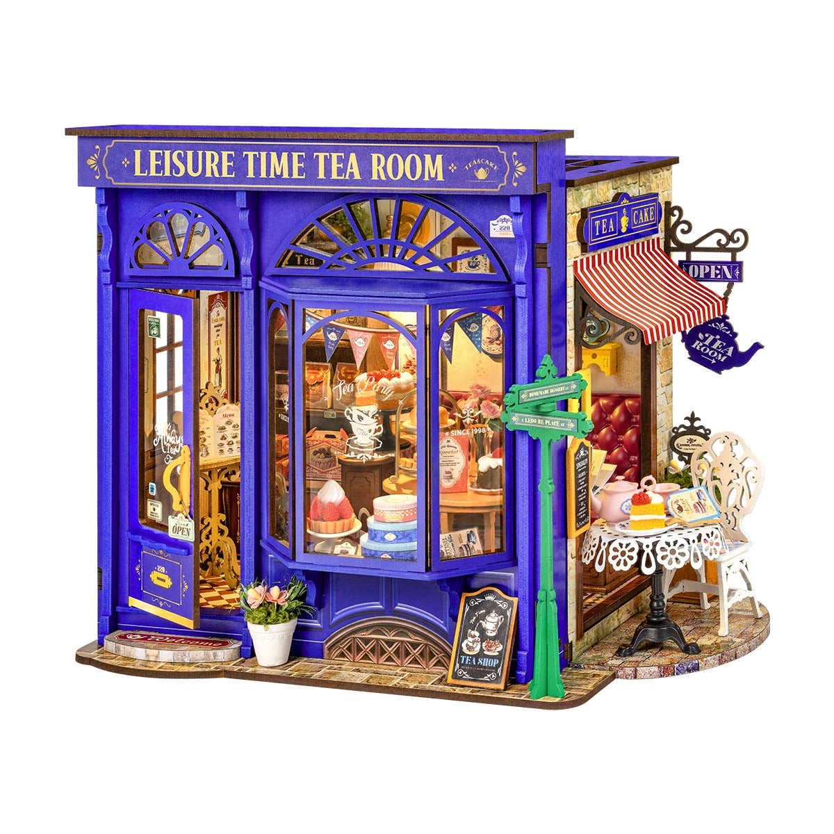 Leisure Time Tea Room – DIY Miniature House Kit