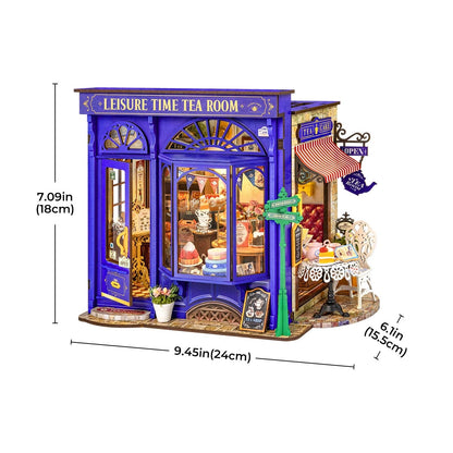 Leisure Time Tea Room – DIY Miniature House Kit