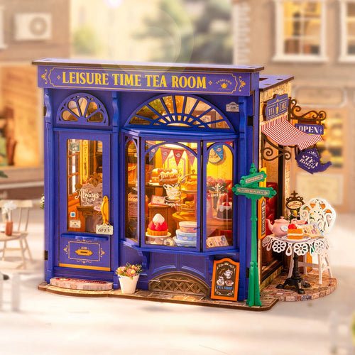 Leisure Time Tea Room – DIY Miniature House Kit