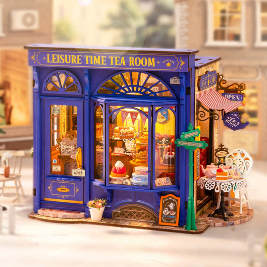 Leisure Time Tea Room – DIY Miniature House Kit