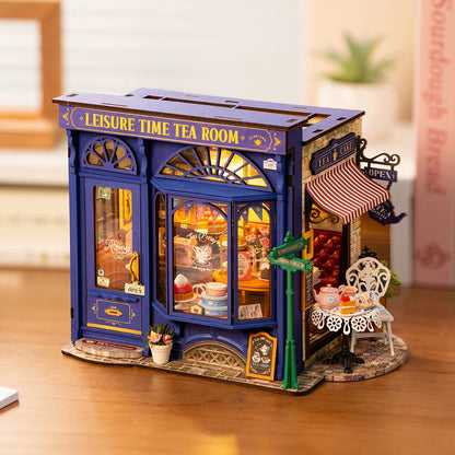 Leisure Time Tea Room – DIY Miniature House Kit