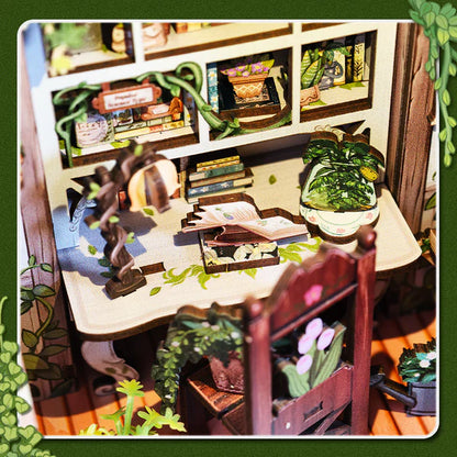 Green Life Bookshop – DIY Miniature Book Nook Kit