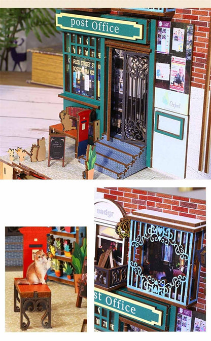 Island Holiday Wooden Puzzle Book Nook Shelf Insert