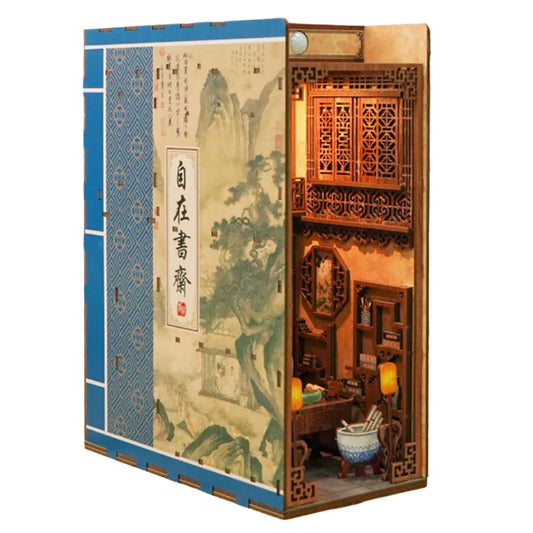 Leisure Study Room Book Nook Kit Shelf Inserts