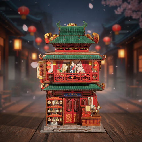 Ancient Rouge Store – DIY Wooden 3D Desk Bin