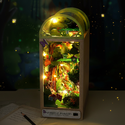 Firefly Forest DIY Crafts Book Nook Bookshelf Insert