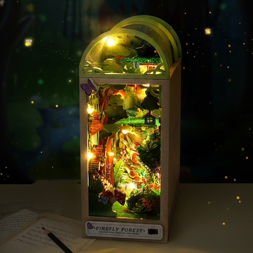 Firefly Forest DIY Crafts Book Nook Bookshelf Insert