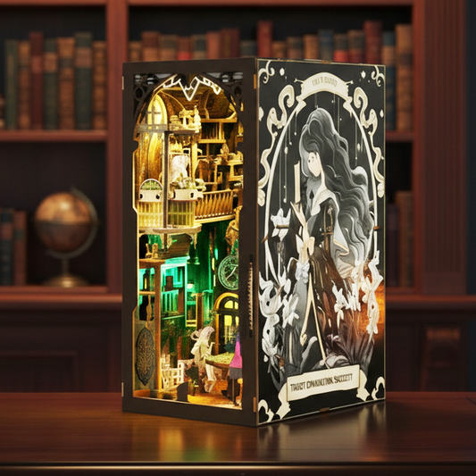 Tarot Divination Society Book Nook Bookshelf Insert