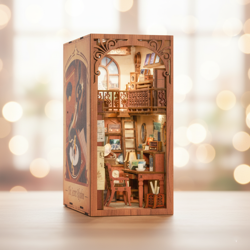 The Secret Rhythm Booknook Bookshelf Insert