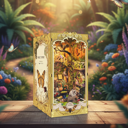 Insect Story DIY Book Nook Bookshelf Insert