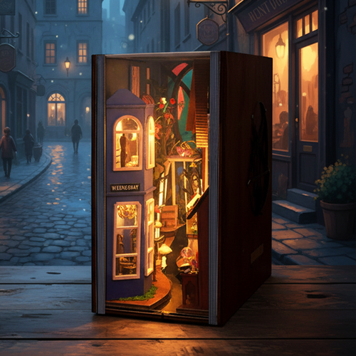 Magic Spell Street DIY Book Nook Shelf Insert