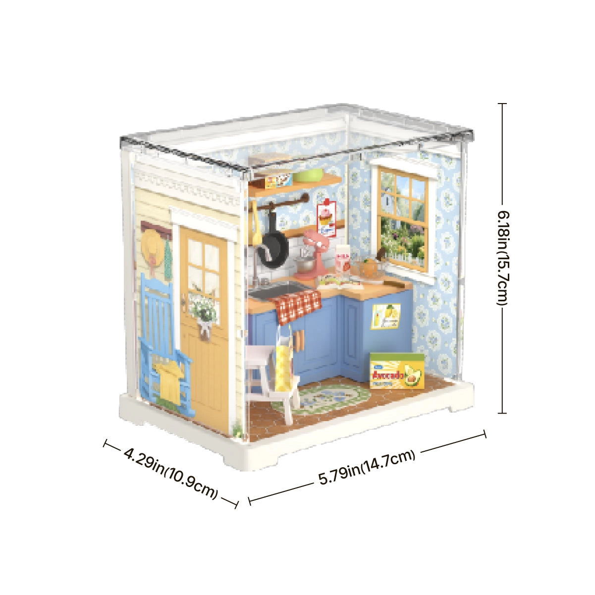 Homely Baking Kitchen Mini Super Creator DIY Miniature House