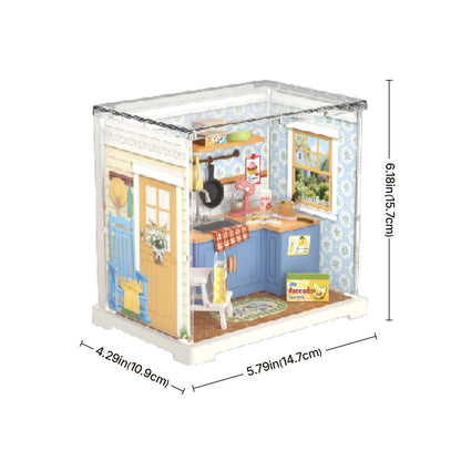 Homely Baking Kitchen Mini Super Creator DIY Miniature House
