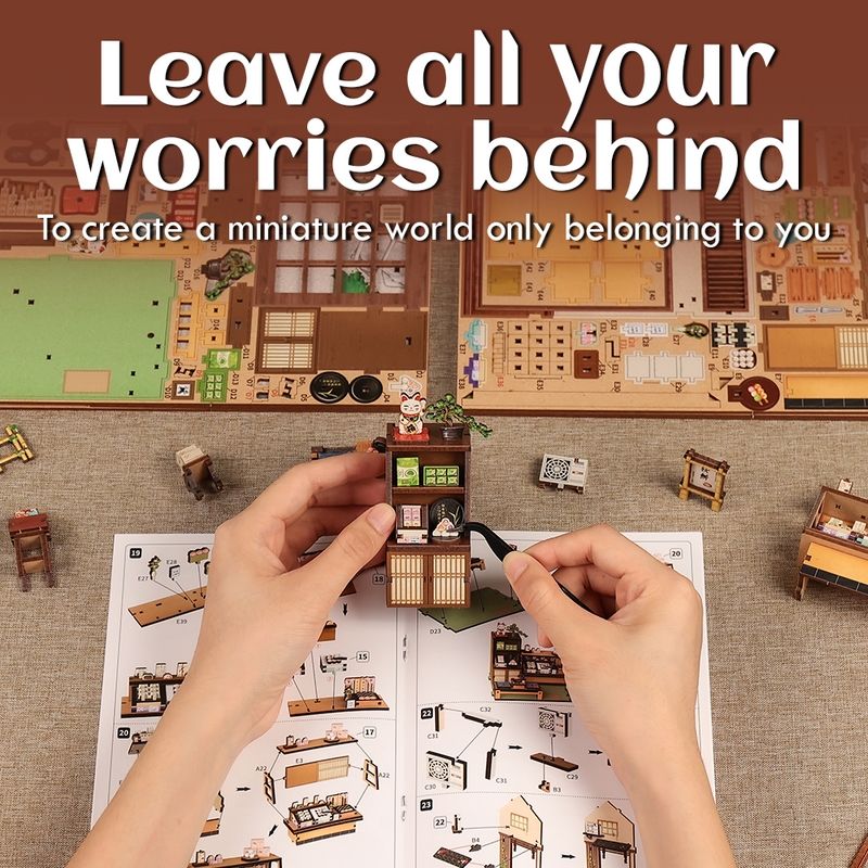 Japanese Sweet Shop – DIY Miniature House Kit