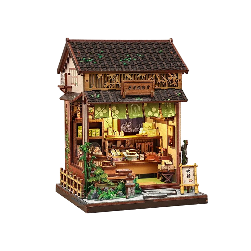 Japanese Sweet Shop – DIY Miniature House Kit