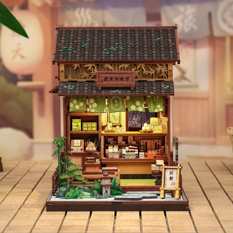 Japanese Sweet Shop – DIY Miniature House Kit