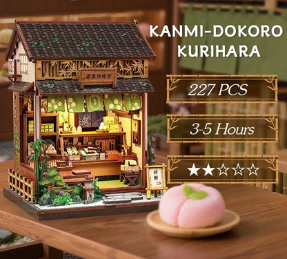 Japanese Sweet Shop – DIY Miniature House Kit