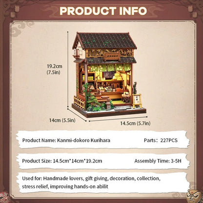 Japanese Sweet Shop – DIY Miniature House Kit