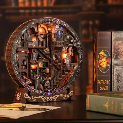 Magic Library – 3D Wooden Puzzle Book Nook