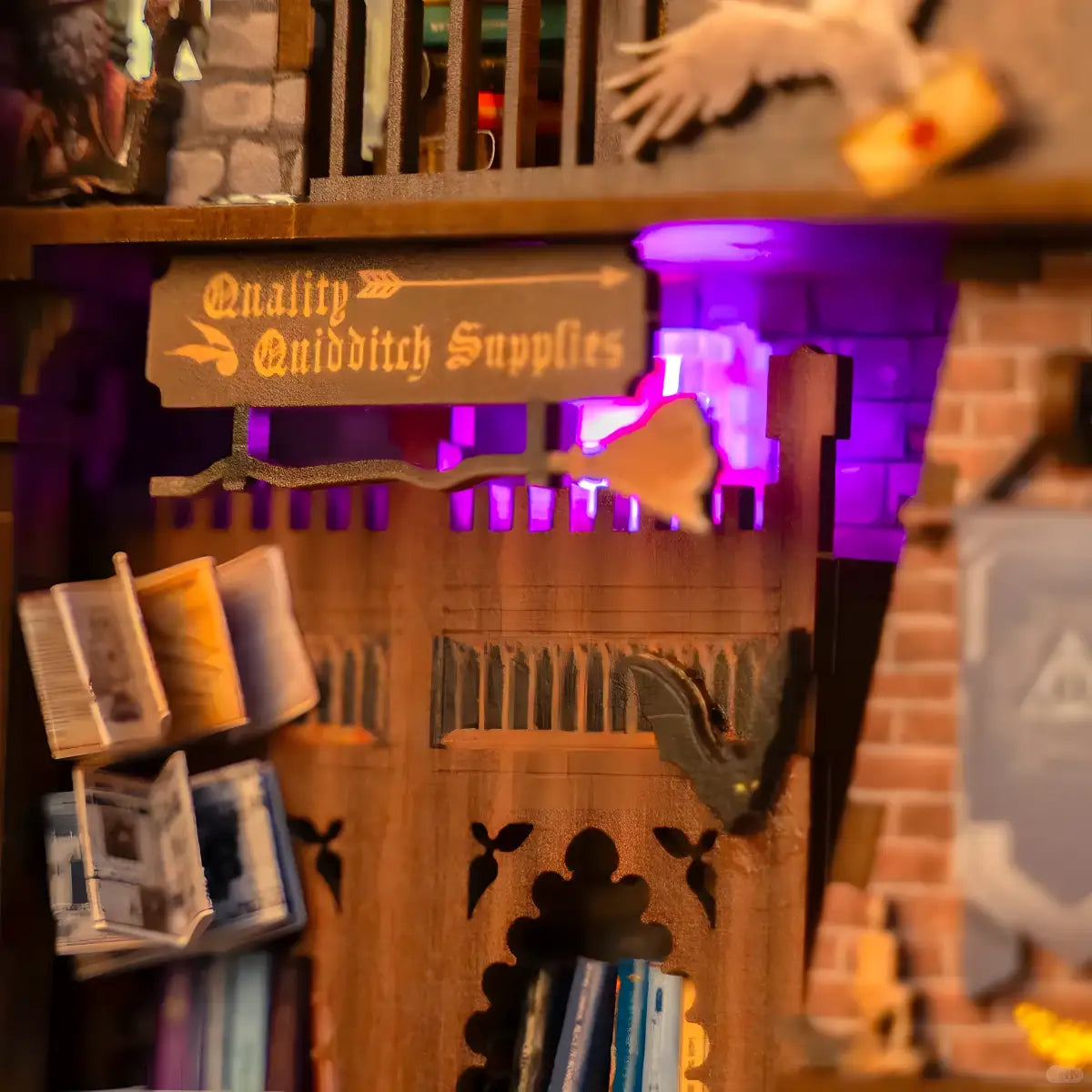 Magic Library – 3D Wooden Puzzle Book Nook