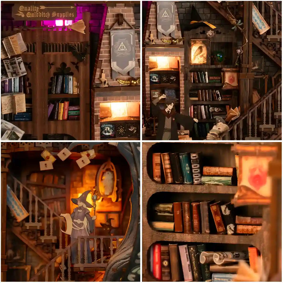 Magic Library – 3D Wooden Puzzle Book Nook