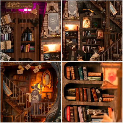 Magic Library – 3D Wooden Puzzle Book Nook