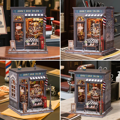 John’s Hair Salon – DIY Miniature House Kit