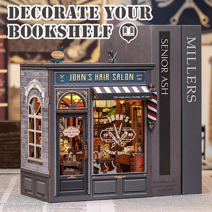 John’s Hair Salon – DIY Miniature House Kit