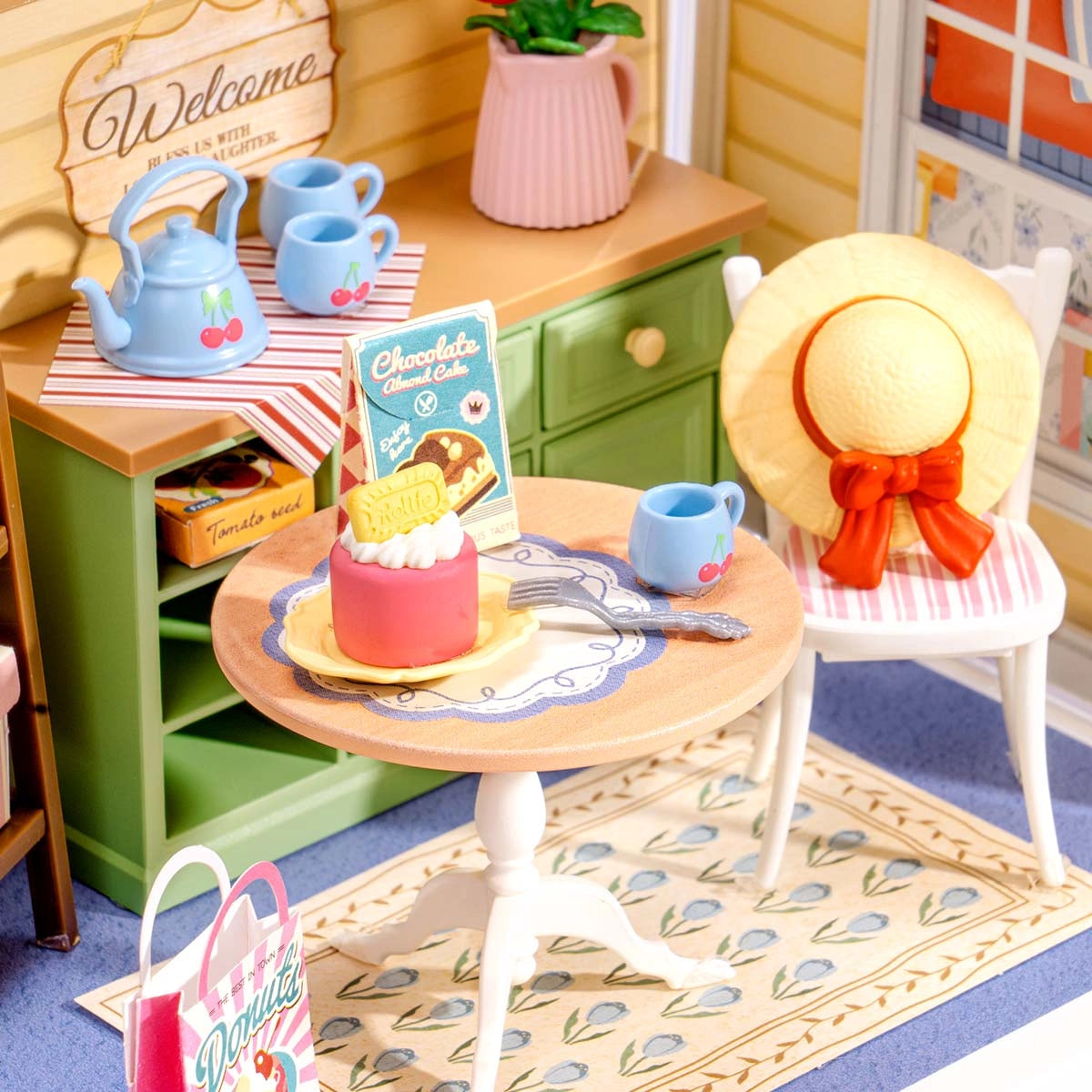Sunshine Sip Porch Mini Super Creator DIY Miniature House