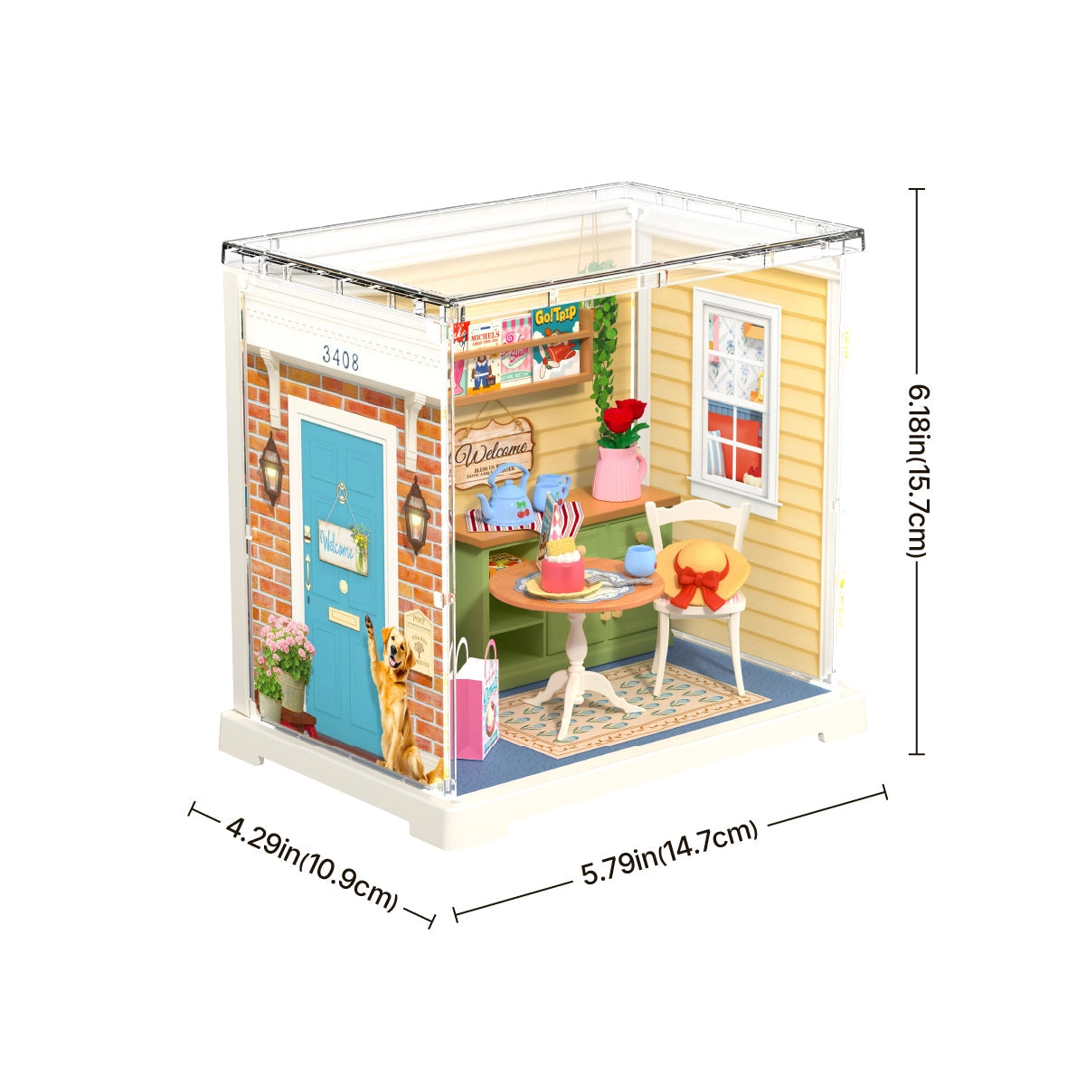 Sunshine Sip Porch Mini Super Creator DIY Miniature House
