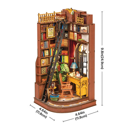 Silent Corner Study – DIY Book Nook Kit