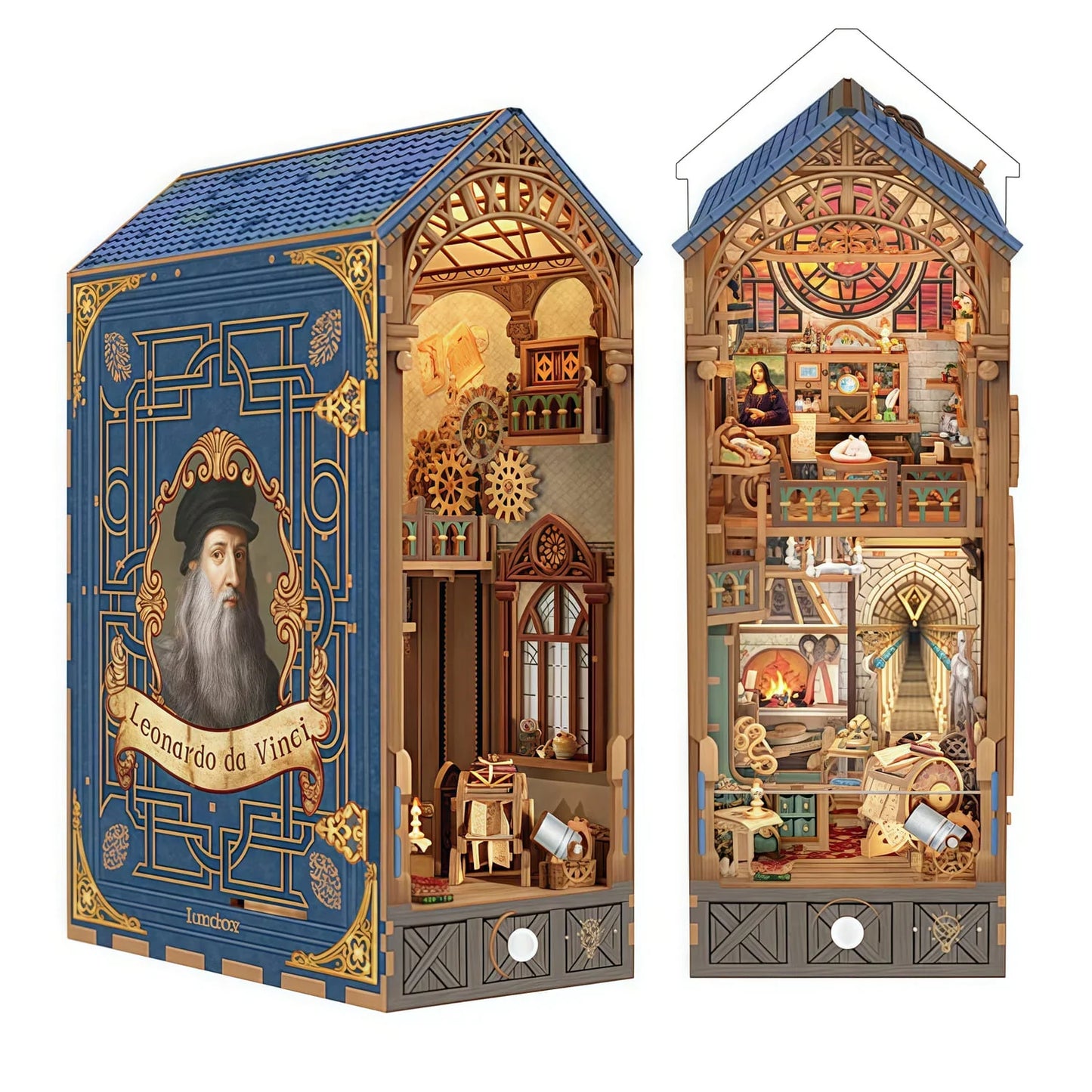 Leonardo da Vinci Book Nook – DIY Book Nook Kit