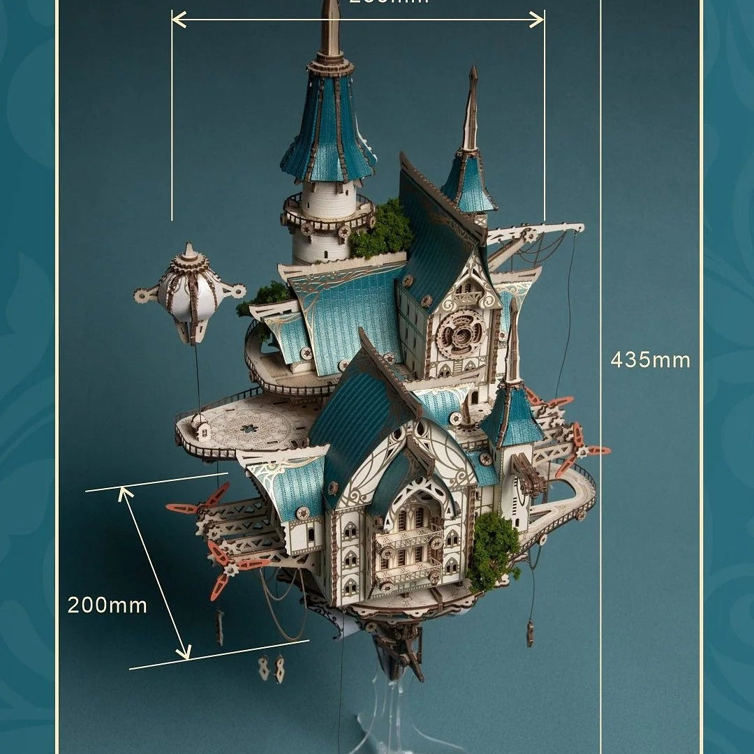 Fantasy Steam Castle – 3D Wooden Puzzle