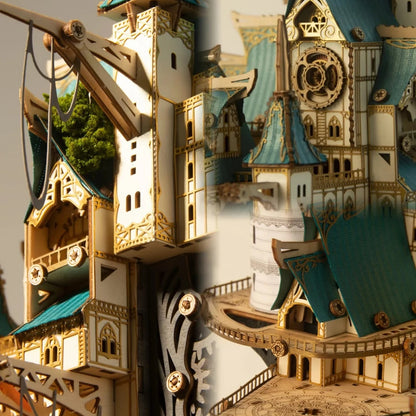 Fantasy Steam Castle – 3D Wooden Puzzle