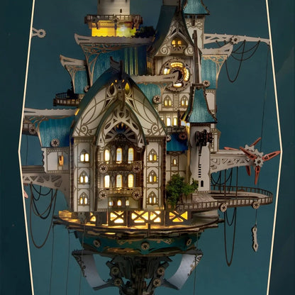 Fantasy Steam Castle – 3D Wooden Puzzle