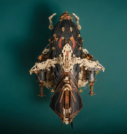 Steam Age Blimp – DIY 3D Wooden Puzzle Kit