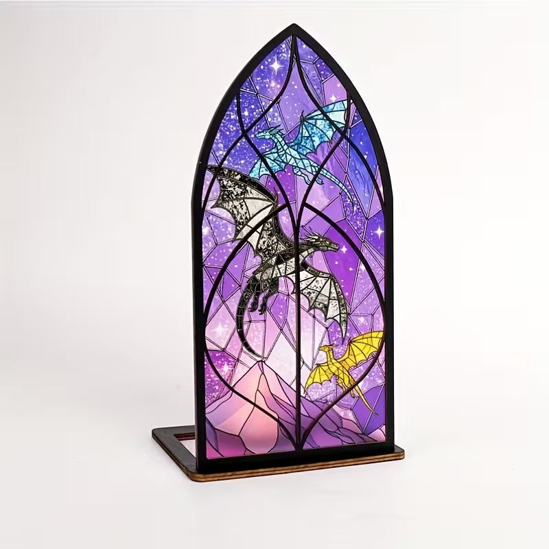 Dragon Wing Inspired Book Nook Sign, 3D Bookshelf Decoration