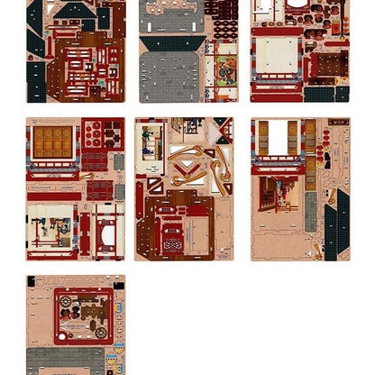 Ancient Restaurant – 3D Mechanical Puzzle Kit