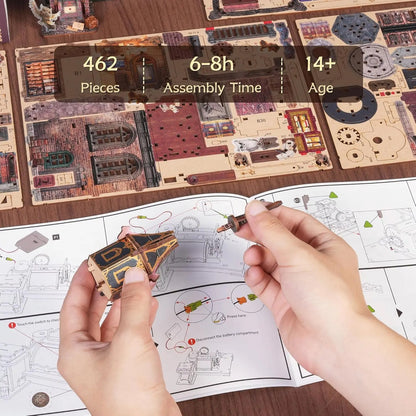 Owl Post Office DIY Miniature House Kit