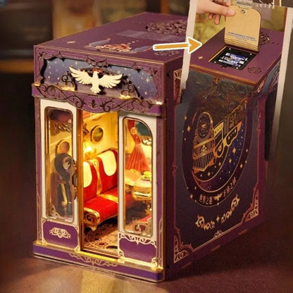 Magical Train Cabin Journey Book Nook
