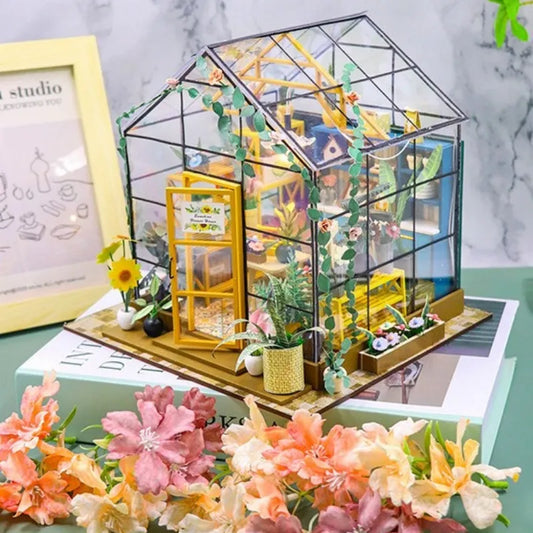 Sunshine Flower House – DIY Book Nook Kit