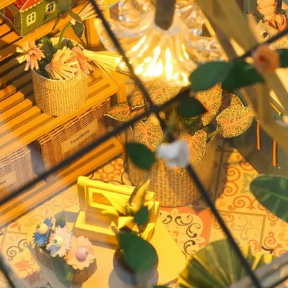 Sunshine Flower House – DIY Book Nook Kit