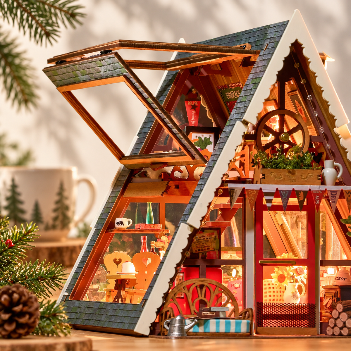 Dreamy Cabin DIY Miniature House Kit
